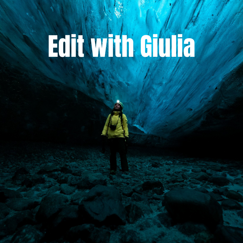 Corso di editing fotografico con Giulia Testa, impara a modificare foto in ambienti naturali straordinari